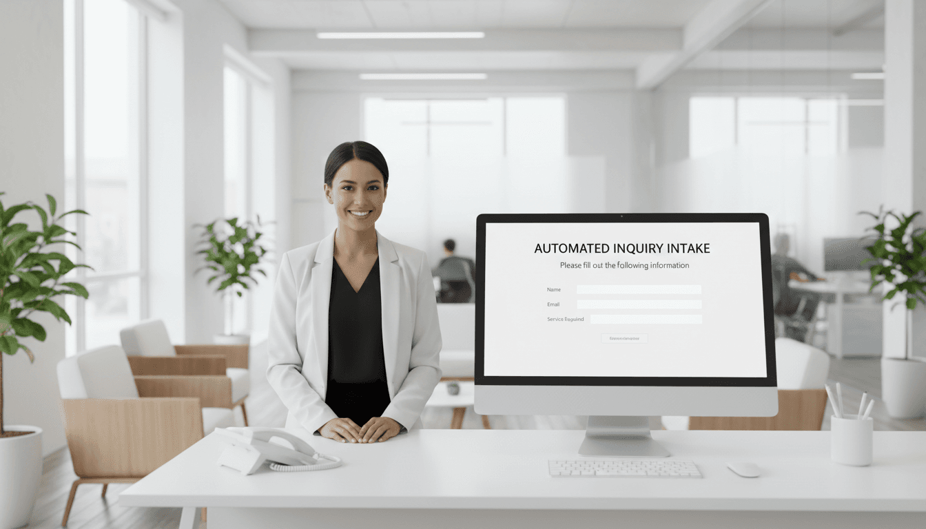 AI voice receptionist answering business calls