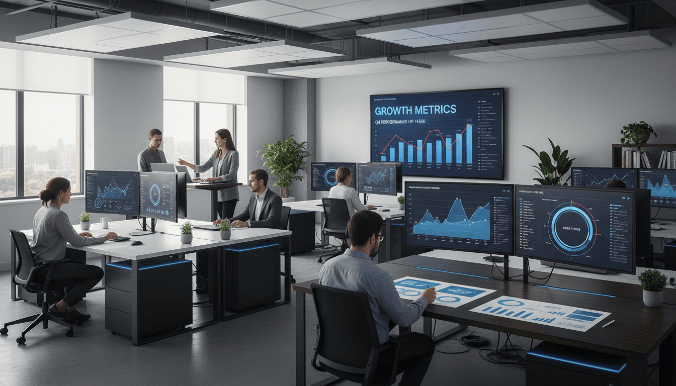 AI automation dashboard displaying real-time lead data and booking management